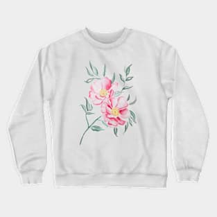 Spring Watercolor Peonies Crewneck Sweatshirt